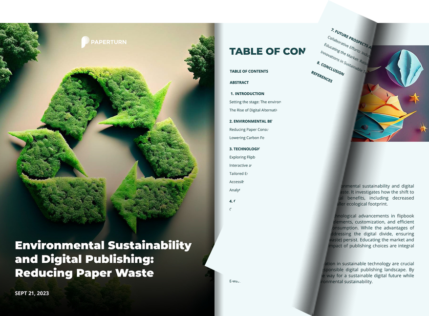 Environmental Sustainability and Digital Publishing